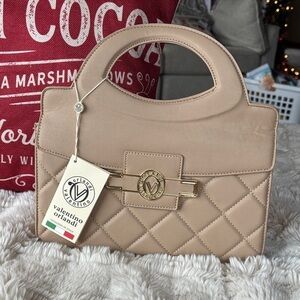 Valentino Orlandi nude  Quilted Satchel purse cross body bag